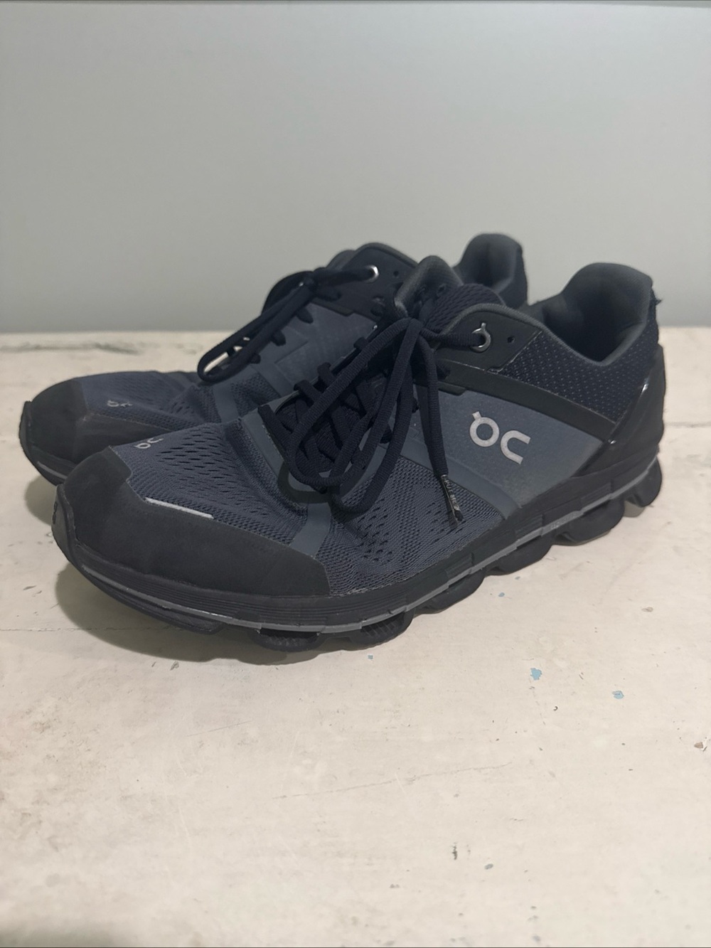 On Running Men's Cloudrunner Athletic Shoes — Navy/Black